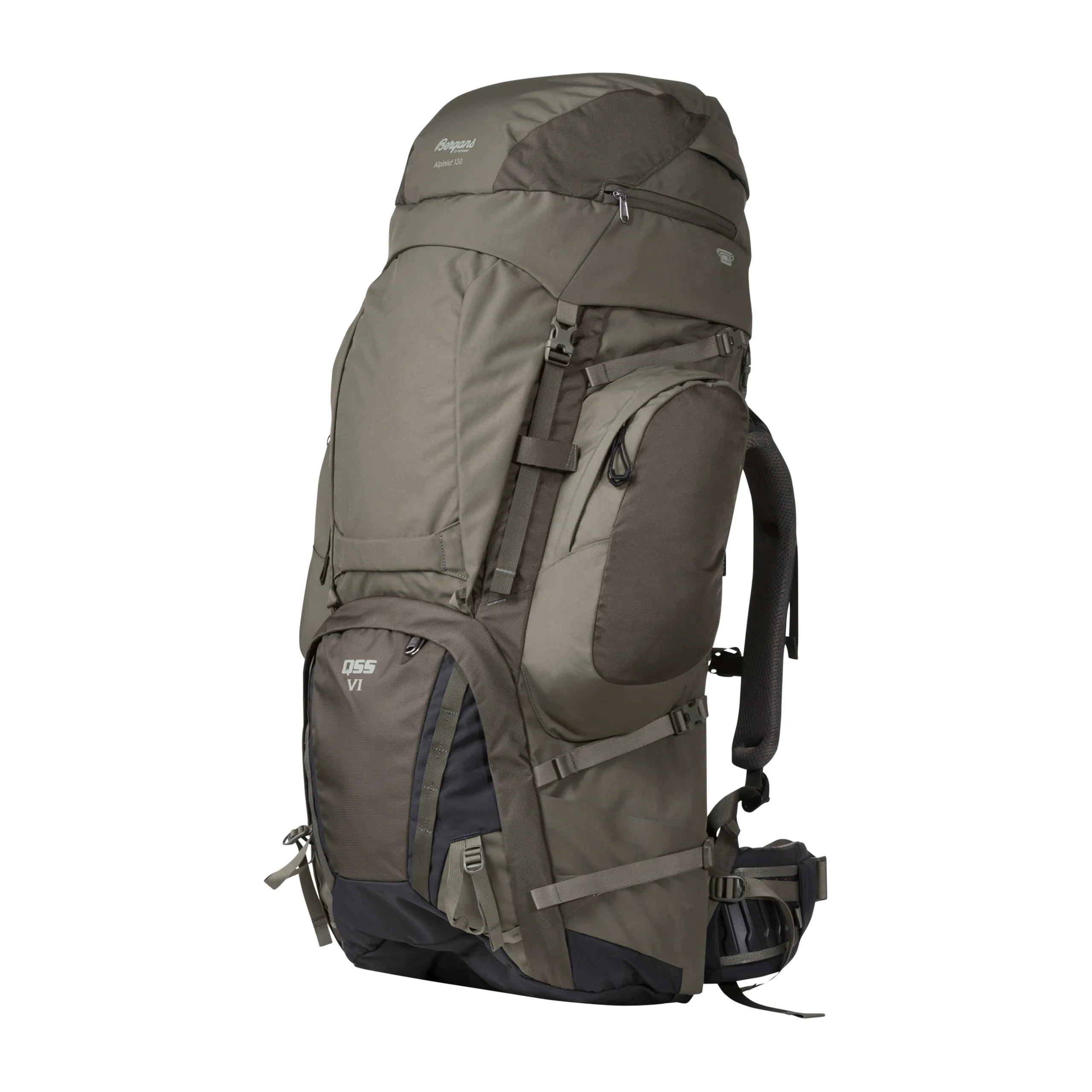 Online Bergans Alpinist V6 Large 130L - Dark Green Mud