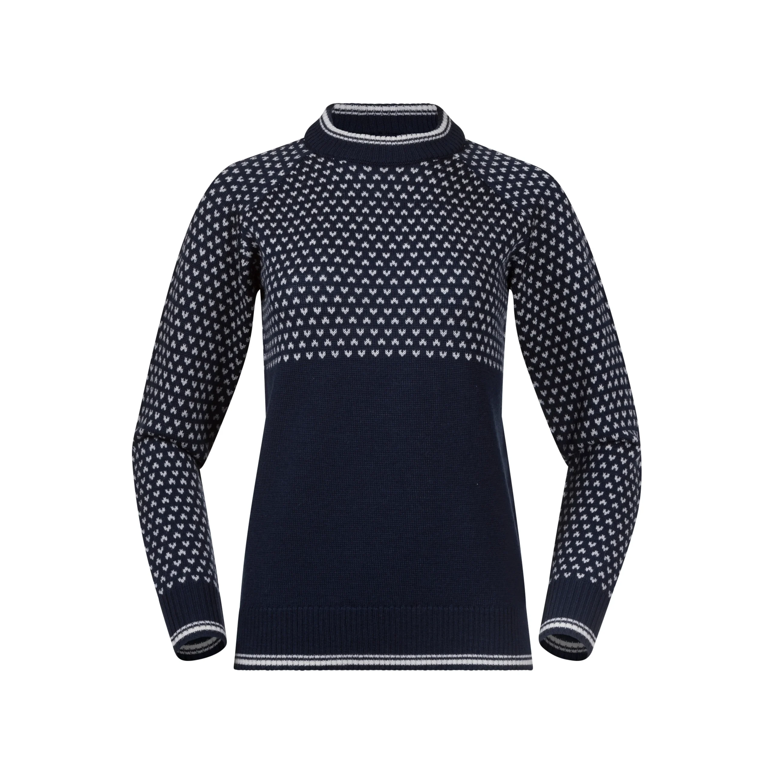 Cheap Bergans Alvdal Wool W Jumper - Navy / Vanilla White
