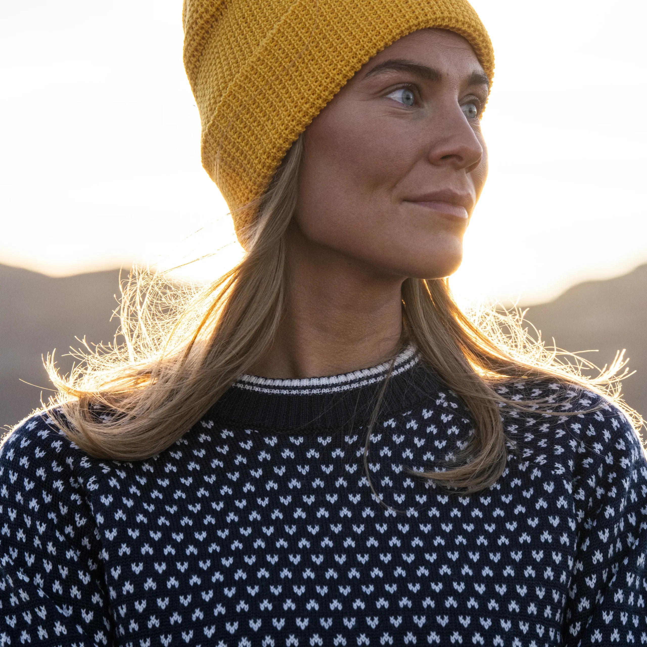 Cheap Bergans Alvdal Wool W Jumper - Navy / Vanilla White