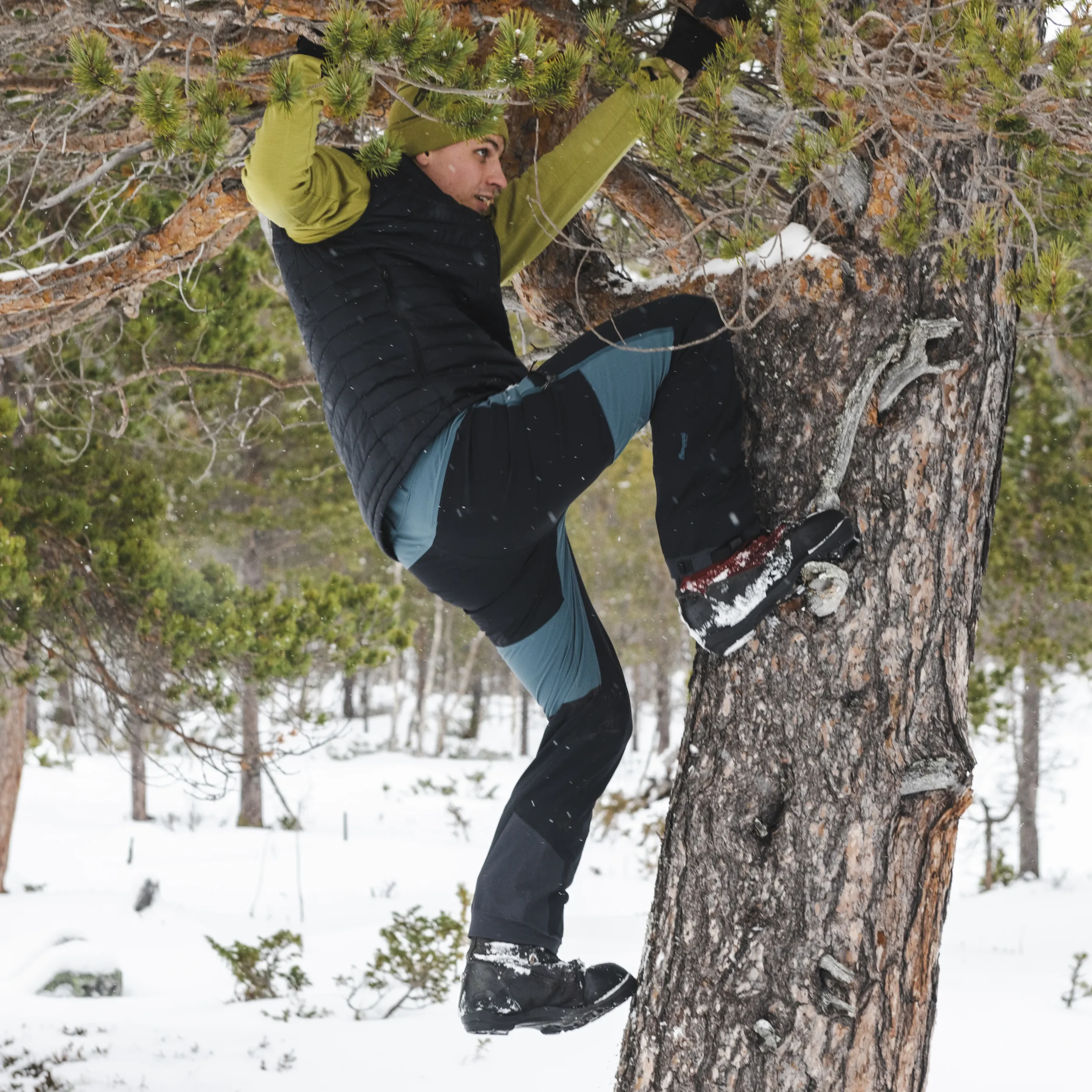 Hot Bergans Bekkely Hybrid Pants - Orion Blue / Black