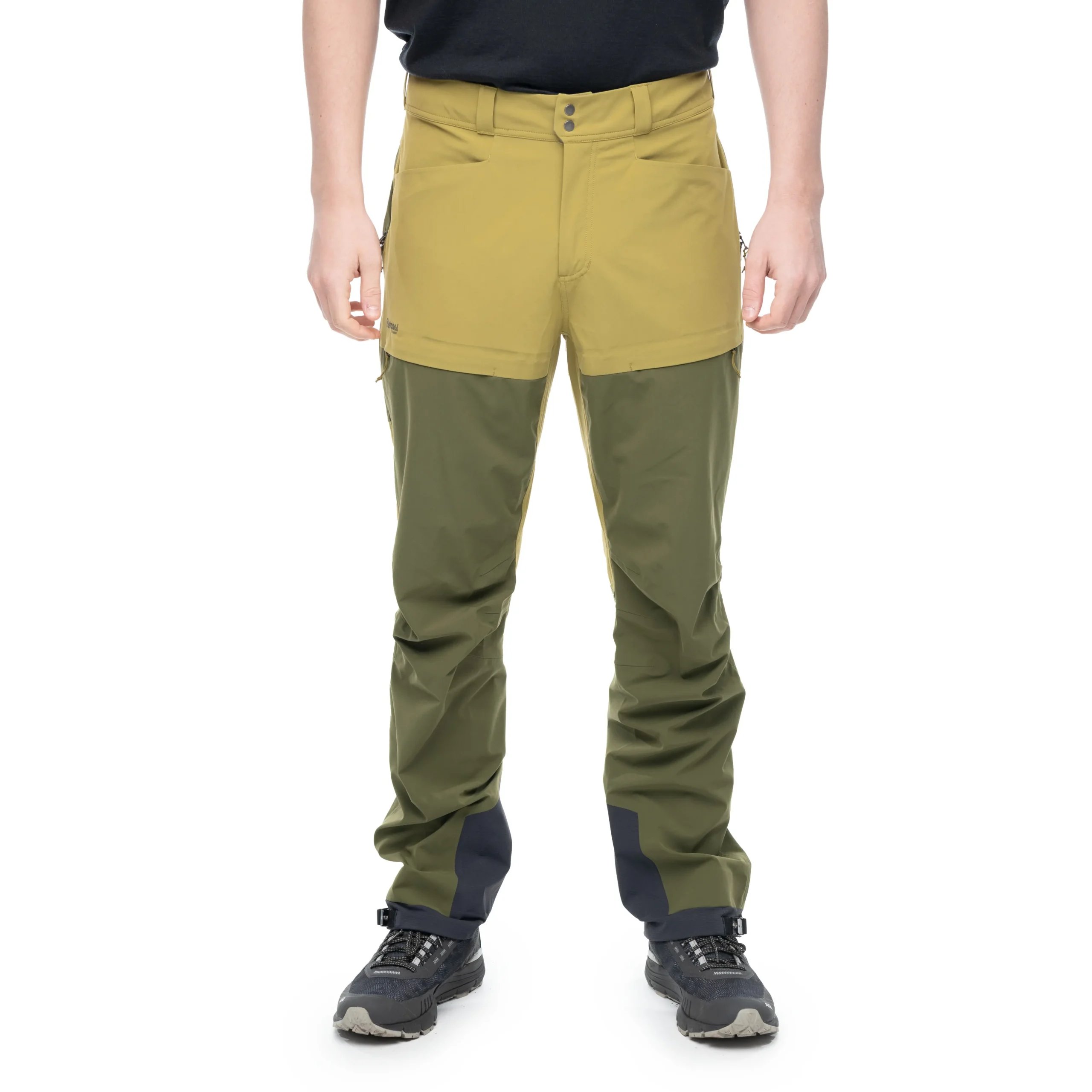 Sale Bergans Bekkely Hybrid Pants - Olive Green / Dark Olive Green
