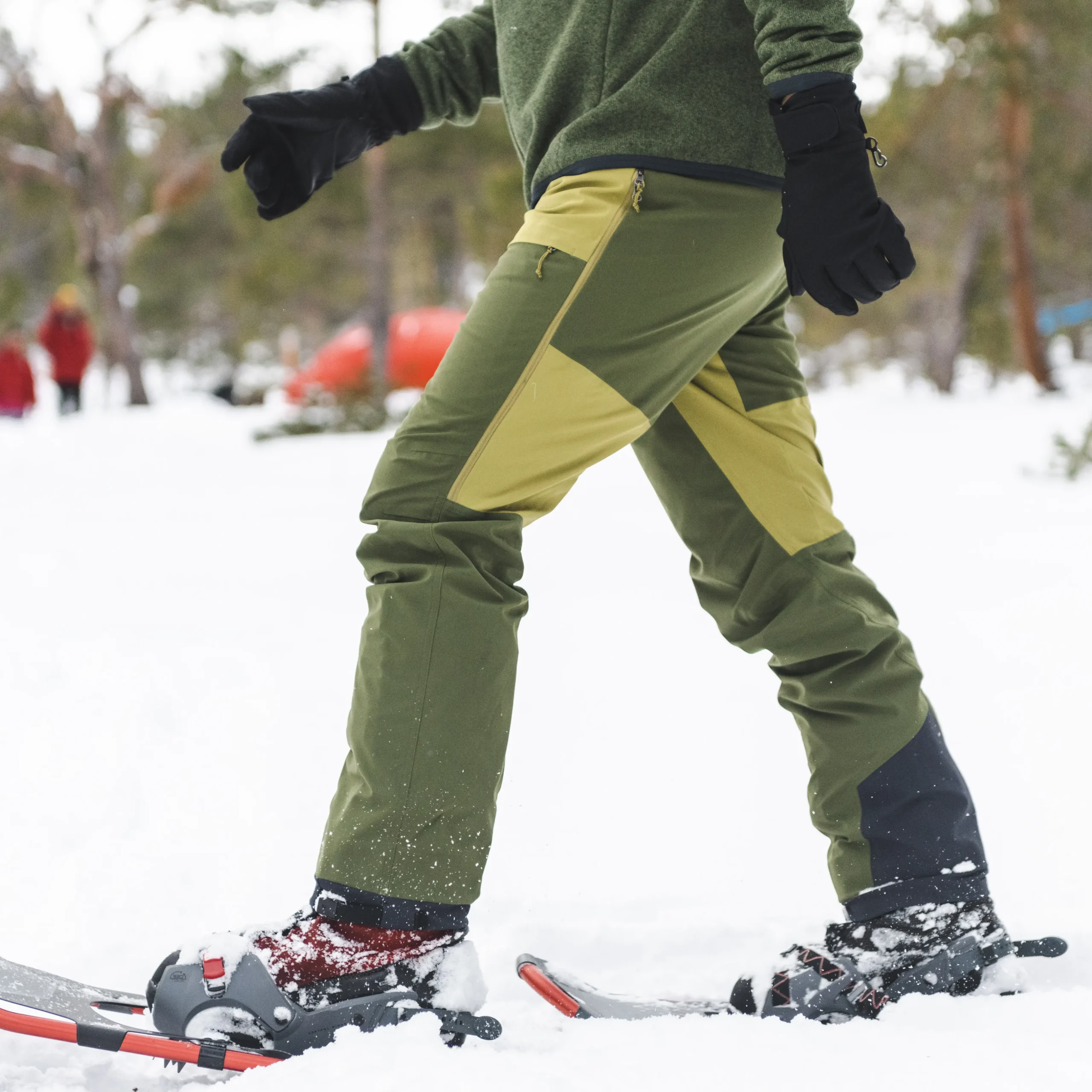 Sale Bergans Bekkely Hybrid Pants - Olive Green / Dark Olive Green