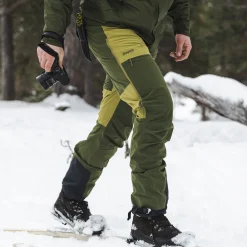 Sale Bergans Bekkely Hybrid Pants - Olive Green / Dark Olive Green