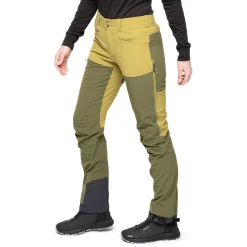 Store Bergans Bekkely Hybrid W Pants - Olive Green / Dark Olive Green