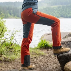Outlet Bergans Bekkely Hybrid W Pants - Brick / Orion Blue