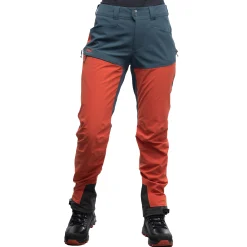 Outlet Bergans Bekkely Hybrid W Pants - Brick / Orion Blue