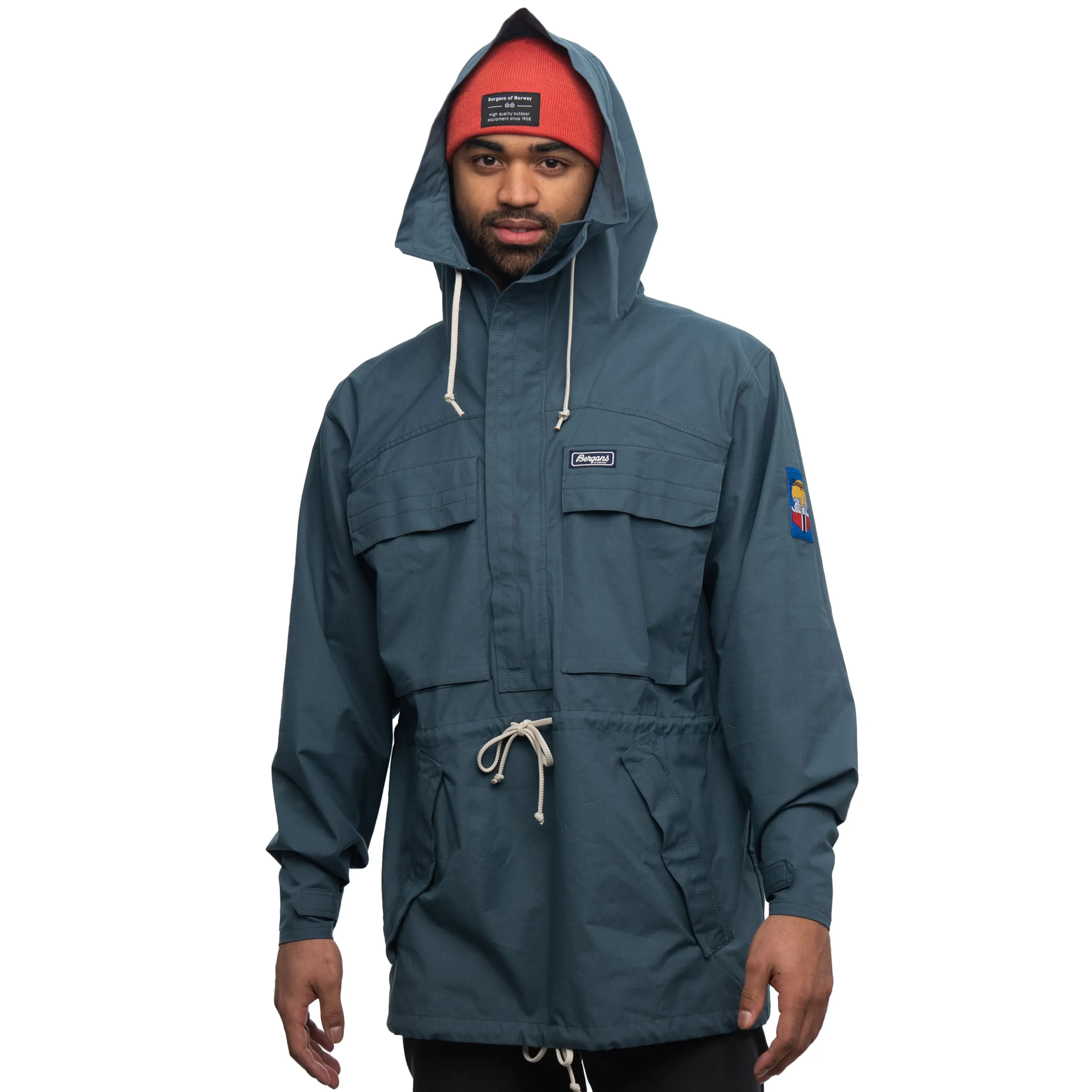 Store Bergans Archetype Anorak Orion Blue