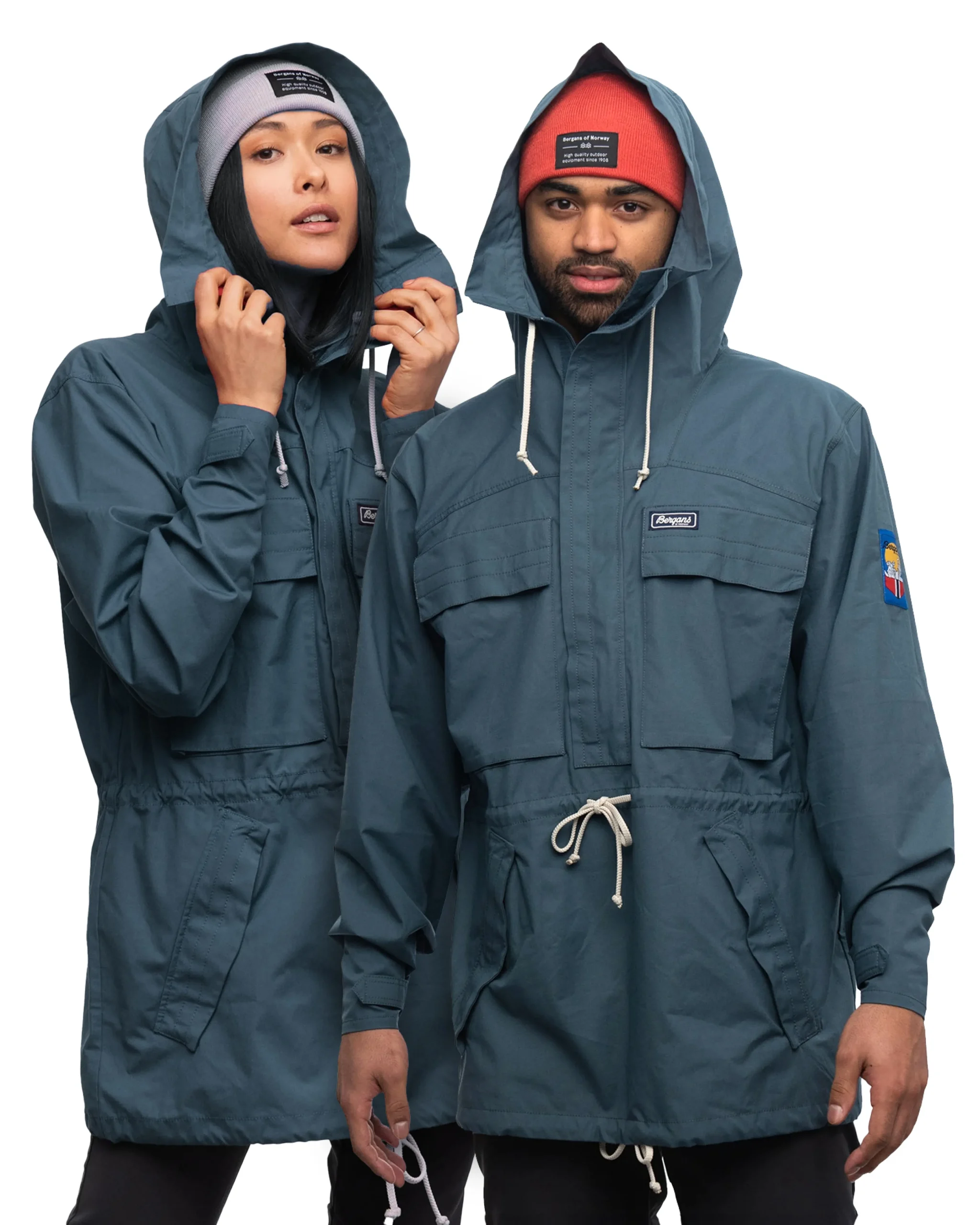 Store Bergans Archetype Anorak Orion Blue