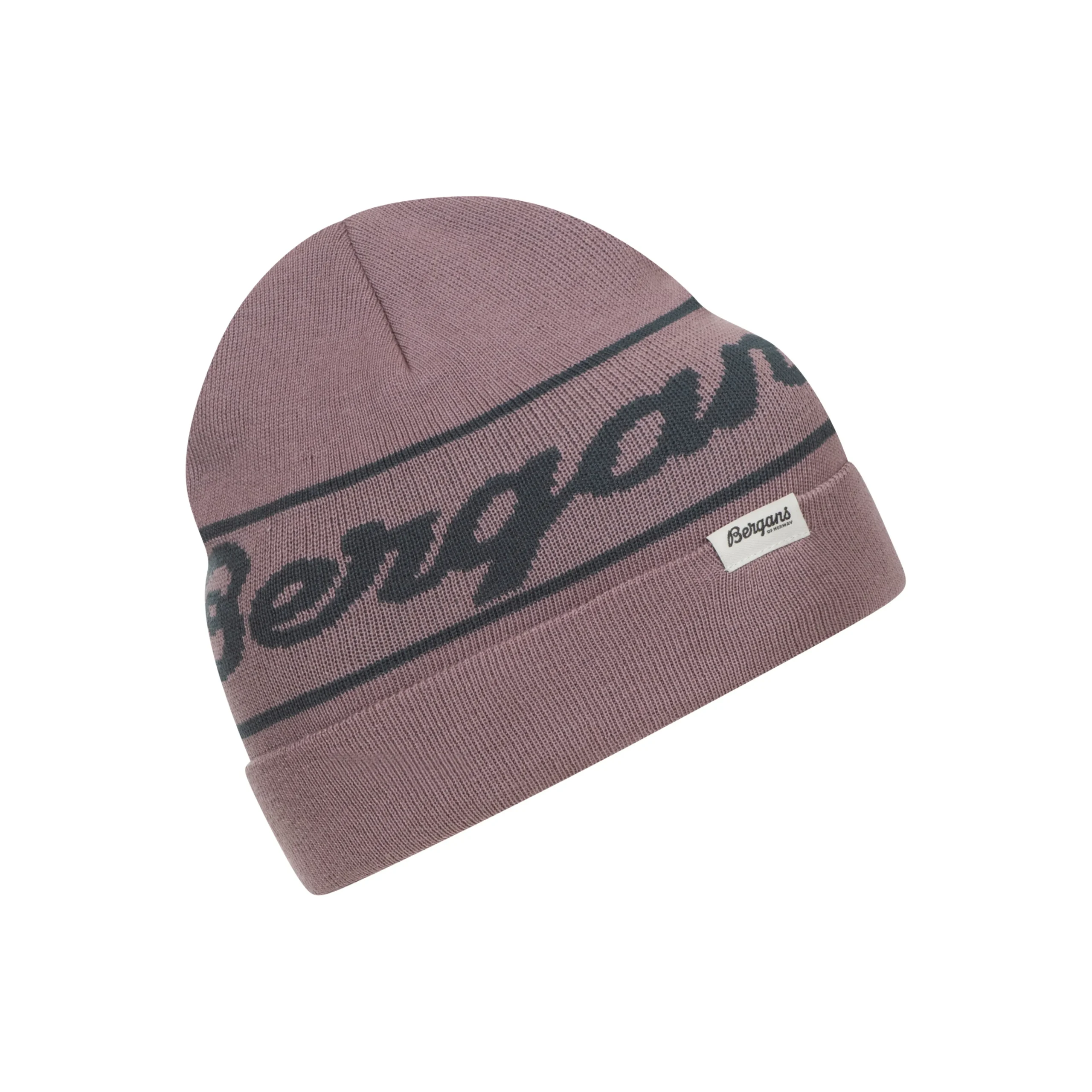 New Bergans Logo Youth Beanie Lilac Chalk