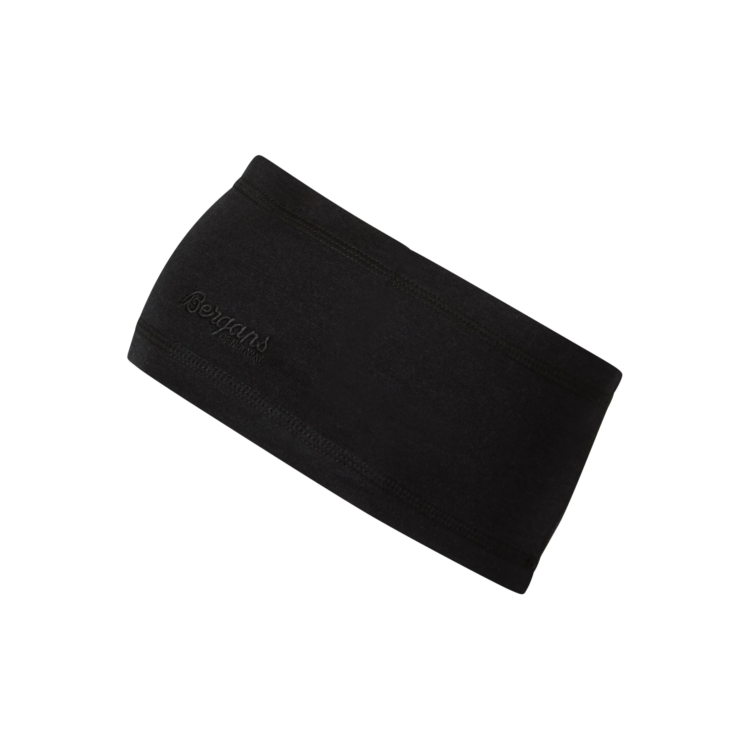 Store Bergans Wool Headband Black