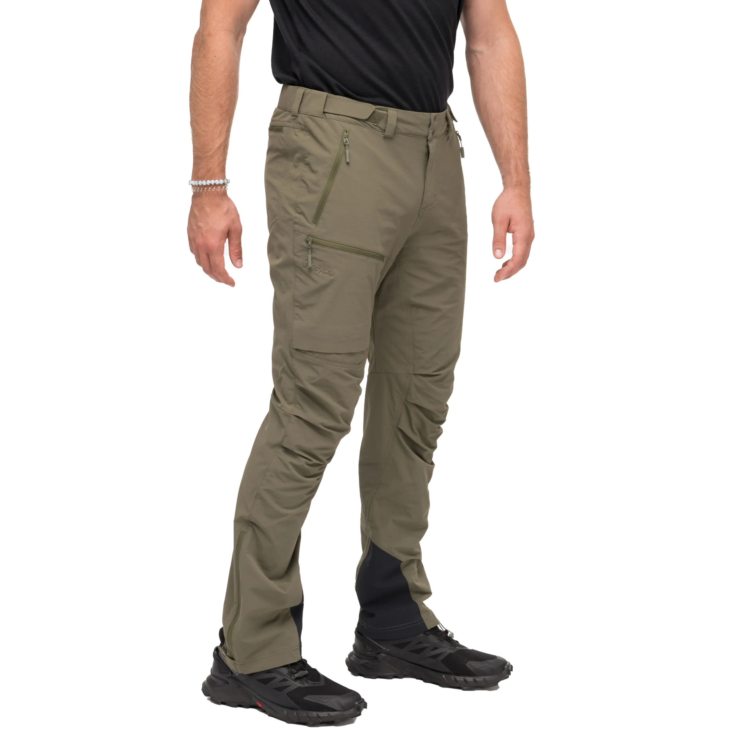 Best Bergans Breheimen Softshell Pants - Dark Green Mud