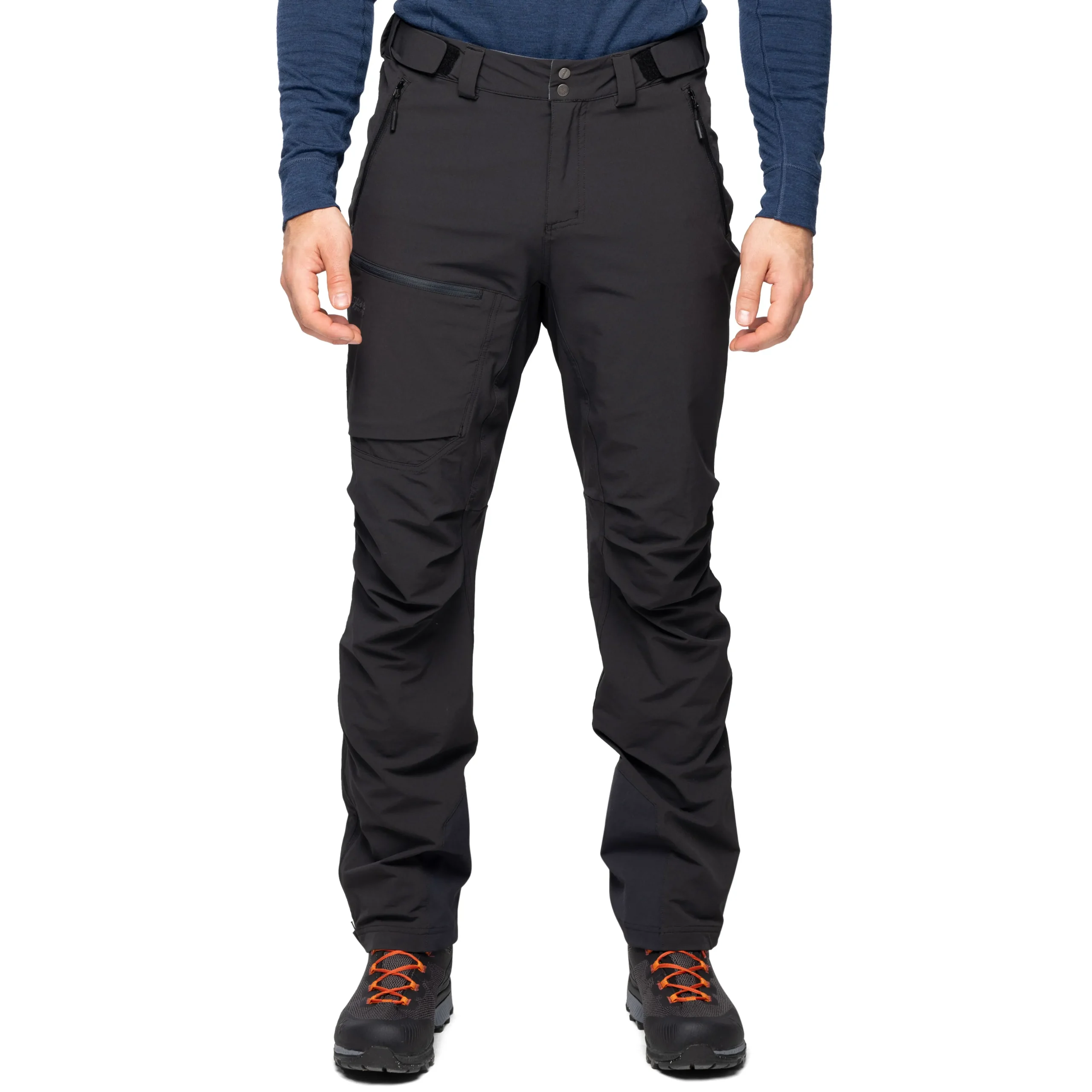 Shop Bergans Breheimen Softshell Pants - Black / Solid Charcoal