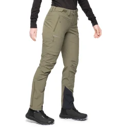 Sale Bergans Breheimen Softshell W Pants - Dark Green Mud