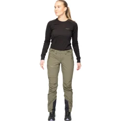 Sale Bergans Breheimen Softshell W Pants - Dark Green Mud
