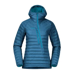 Discount Bergans Cecilie Down Light Anorak - Deep Sea Blue