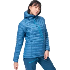 Discount Bergans Cecilie Down Light Anorak - Deep Sea Blue