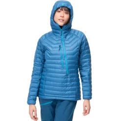 Discount Bergans Cecilie Down Light Anorak - Deep Sea Blue