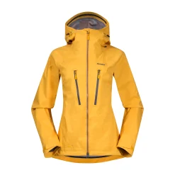 New Bergans Cecilie 3L Jacket - Light Golden Yellow