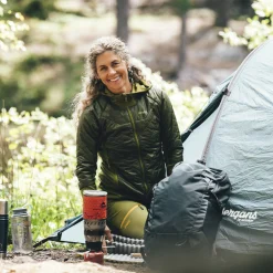 Flash Sale Bergans Cecilie Light Insulated Hybrid Jacket - Dark Olive Green