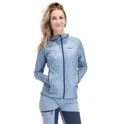 Fashion Bergans Cecilie Light Insulated Hybrid Jacket - Misty Sky Blue