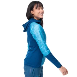 Outlet Bergans Cecilie Light Insulated Hybrid Jacket - Clear Ice Blue