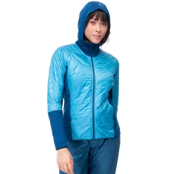 Outlet Bergans Cecilie Light Insulated Hybrid Jacket - Clear Ice Blue