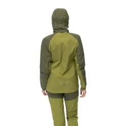 Clearance Bergans Cecilie Light Wind Anorak - Trail Green / Dark Olive Green