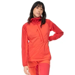 Sale Bergans Cecilie Light Wind Anorak - Energy Red