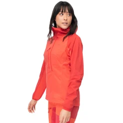 Sale Bergans Cecilie Light Wind Anorak - Energy Red