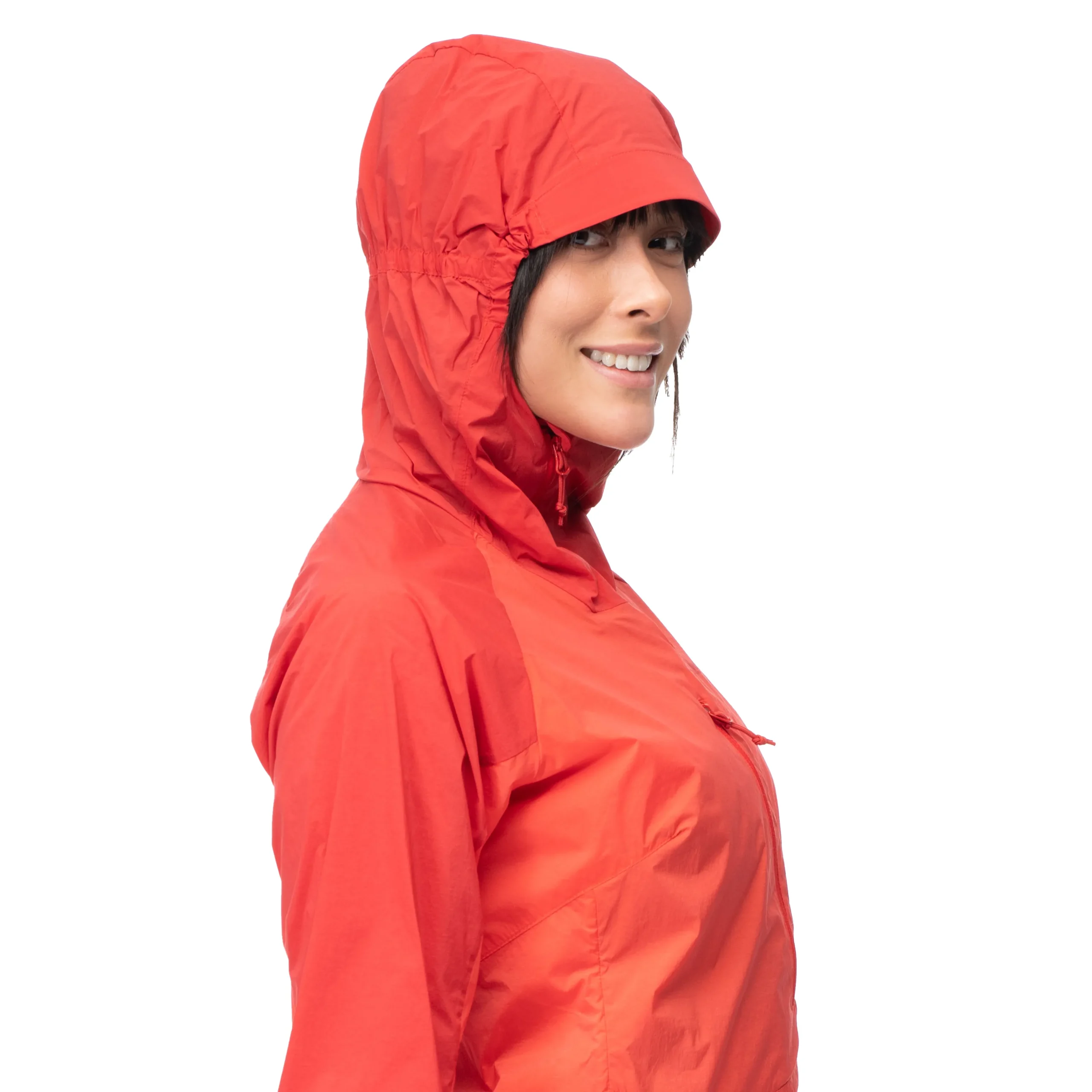 Sale Bergans Cecilie Light Wind Anorak - Energy Red
