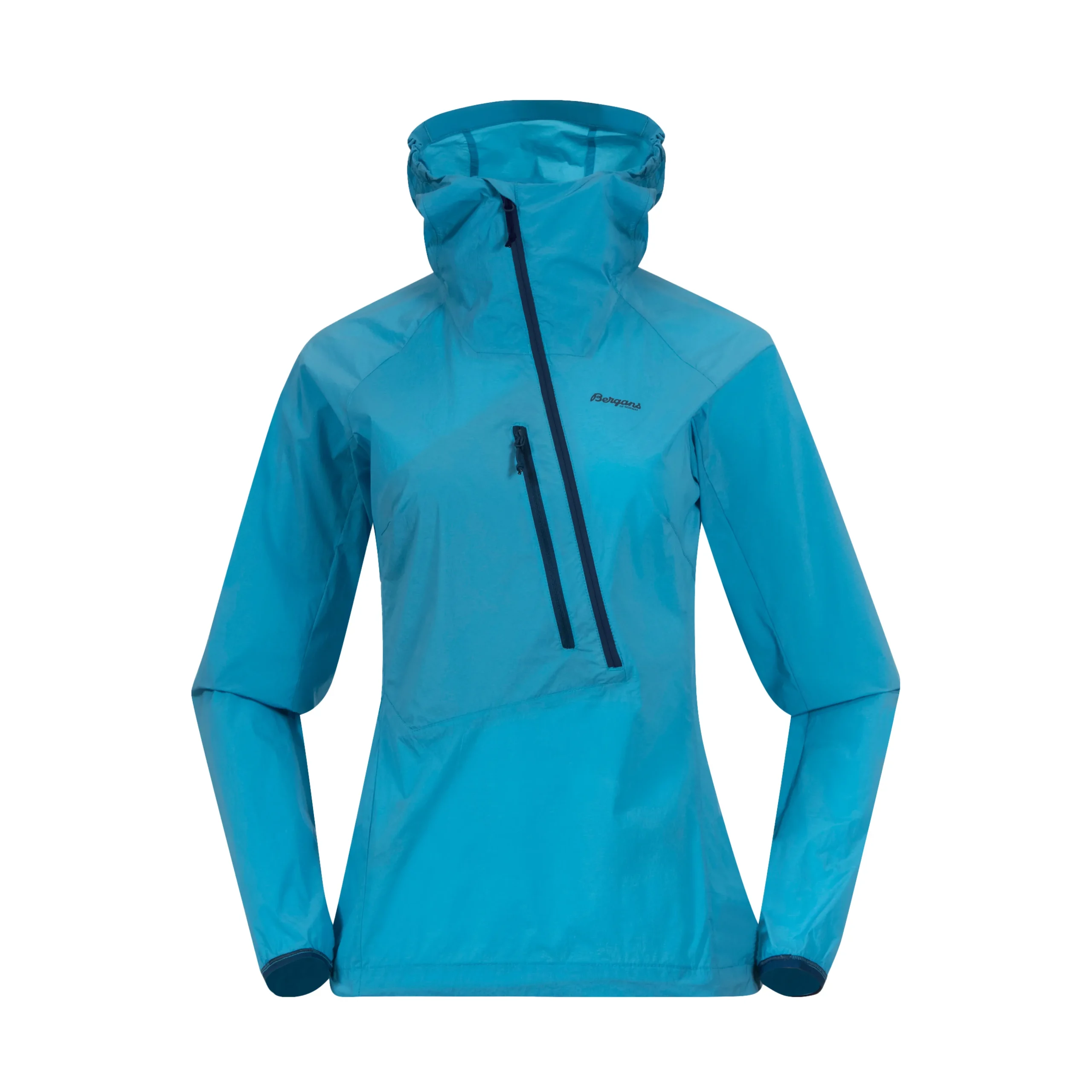 Outlet Bergans Cecilie Light Wind Anorak - Clear Ice Blue