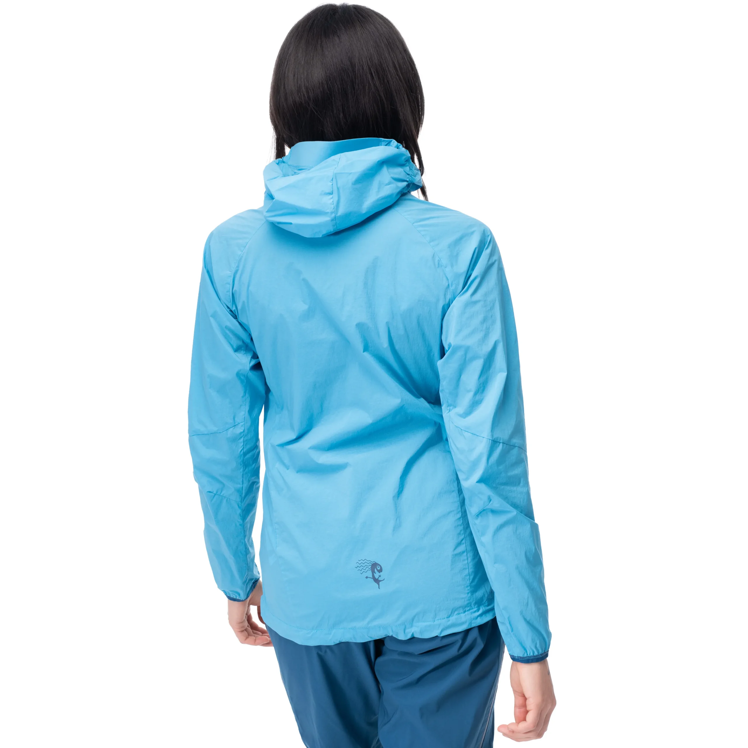 Outlet Bergans Cecilie Light Wind Anorak - Clear Ice Blue
