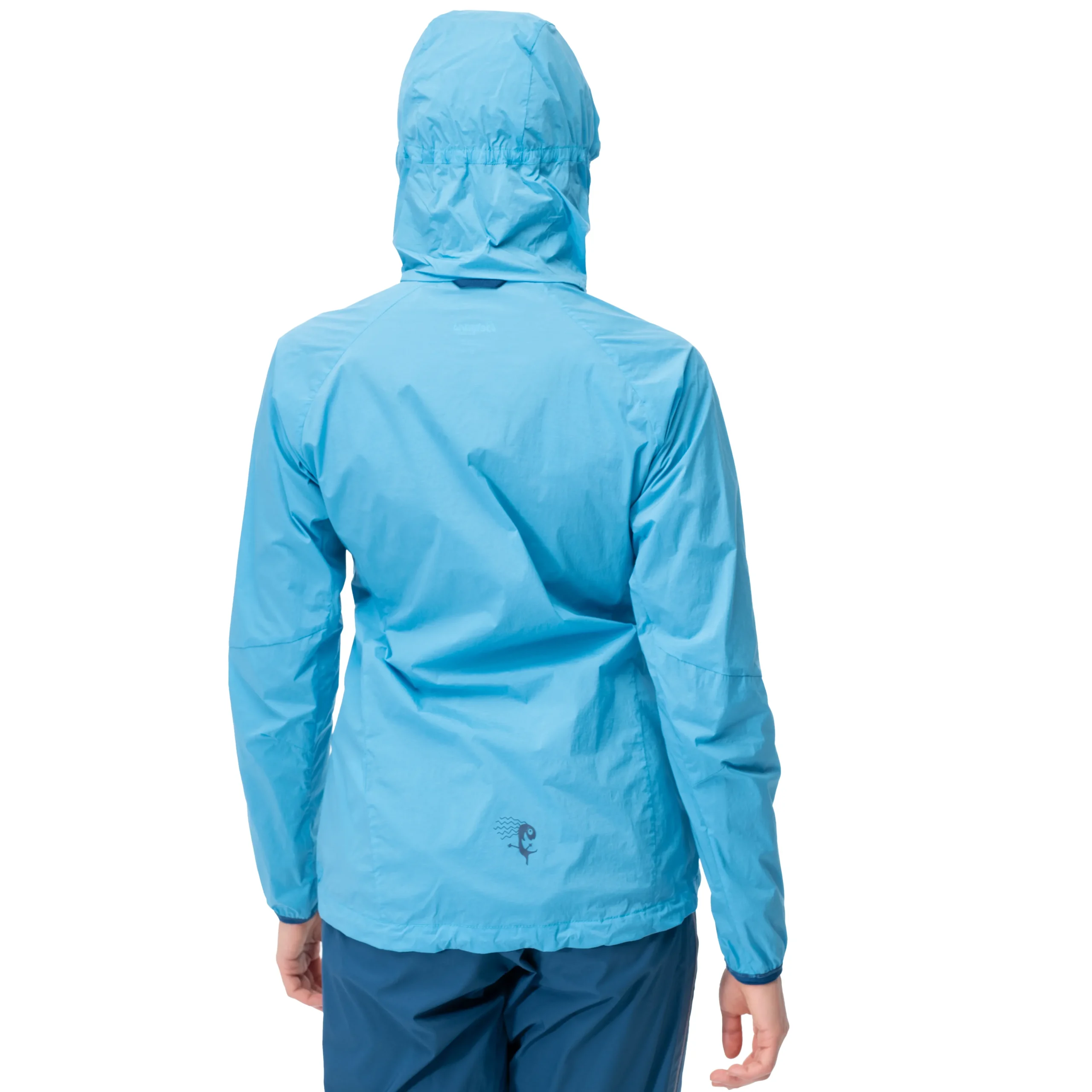 Outlet Bergans Cecilie Light Wind Anorak - Clear Ice Blue