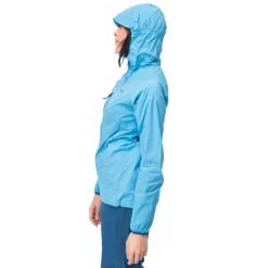 Outlet Bergans Cecilie Light Wind Anorak - Clear Ice Blue