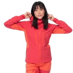 Store Bergans Cecilie Mountain Softshell Jacket - Red Leaf