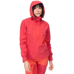 Store Bergans Cecilie Mountain Softshell Jacket - Red Leaf