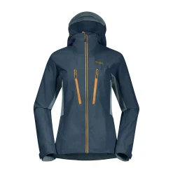 Online Bergans Cecilie Mountain Softshell Jacket - Orion Blue / Misty Forest