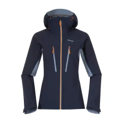 Best Sale Bergans Cecilie Mountain Softshell Jacket - Navy Blue / Misty Sky Blue