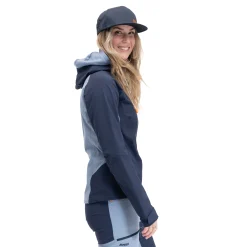 Best Sale Bergans Cecilie Mountain Softshell Jacket - Navy Blue / Misty Sky Blue
