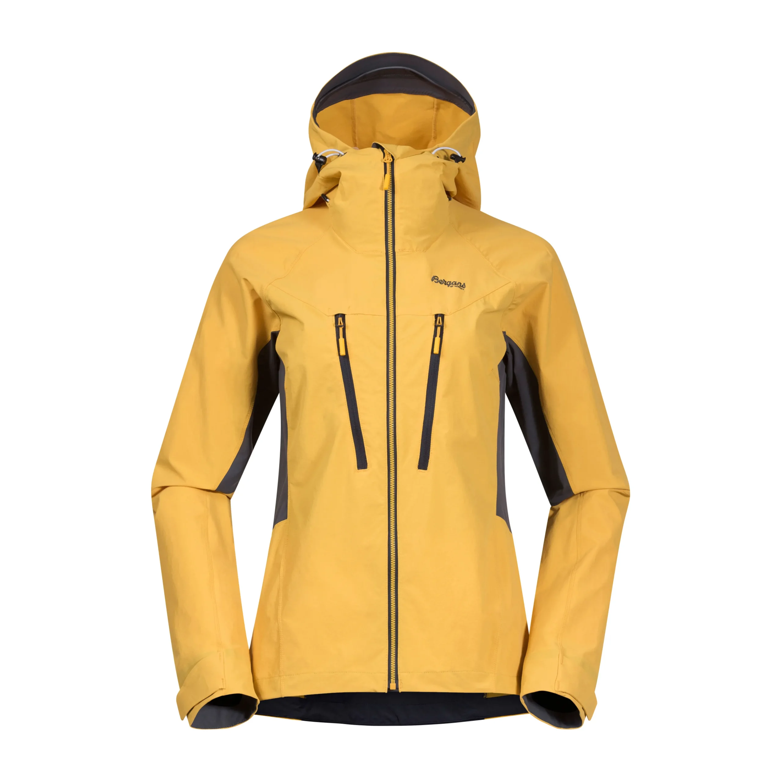 Shop Bergans Cecilie Mountain Softshell Jacket - Light Golden Yellow