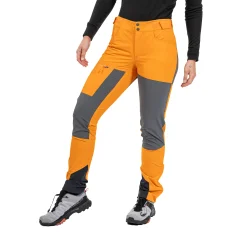 Cheap Bergans Cecilie Mountain Softshell Pants - Cloudberry Yellow / Solid Dark Grey