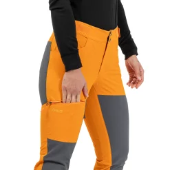 Cheap Bergans Cecilie Mountain Softshell Pants - Cloudberry Yellow / Solid Dark Grey