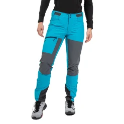 Hot Bergans Cecilie Mountain Softshell Pants - Clear Ice Blue / Solid Dark Grey