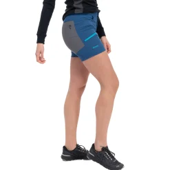 Shop Bergans Cecilie Mtn Softshell Shorts - Deep Sea Blue