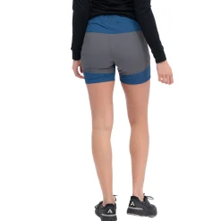 Shop Bergans Cecilie Mtn Softshell Shorts - Deep Sea Blue