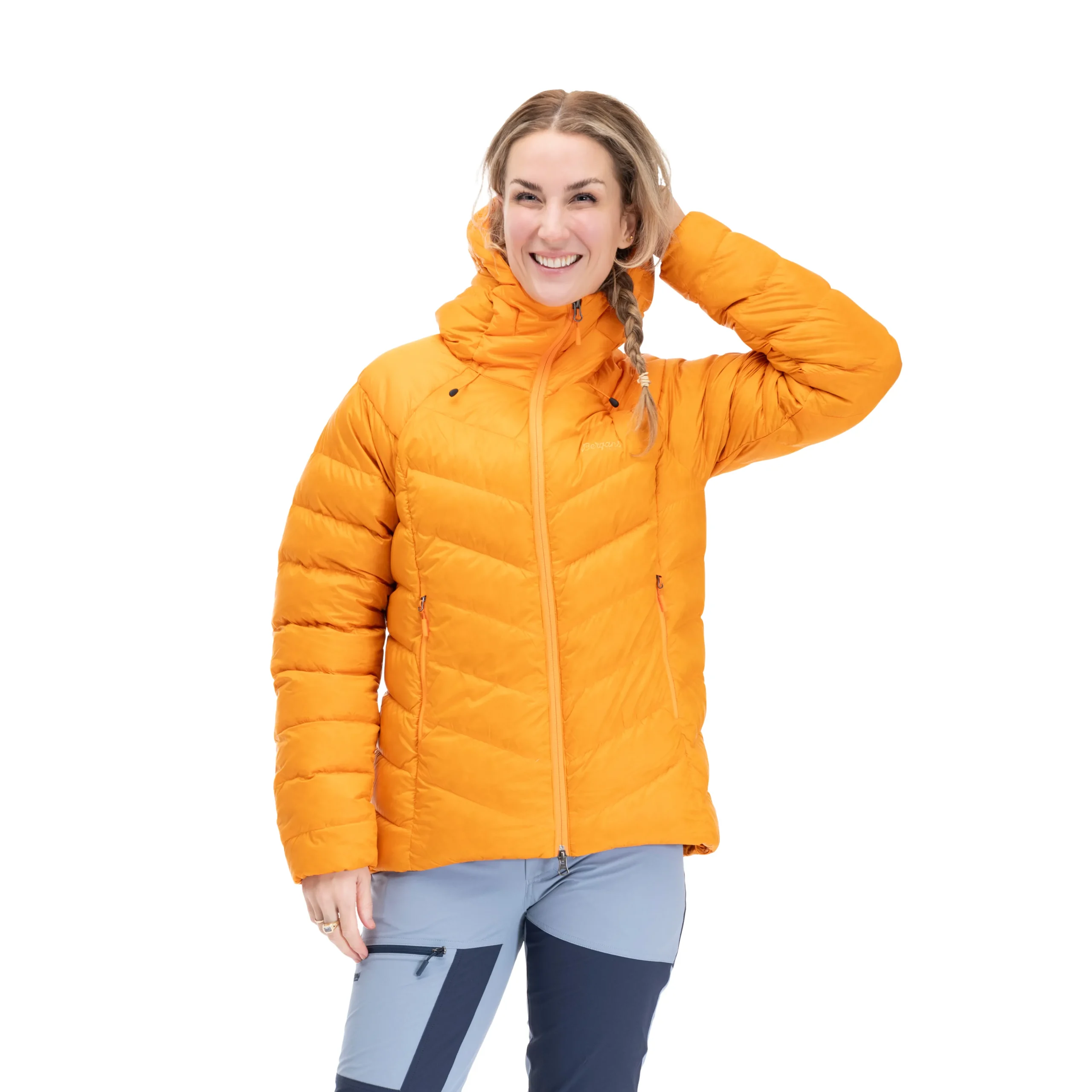 Sale Bergans Cecilie V3 Down Jacket - Cloudberry Yellow