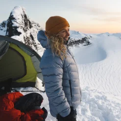 New Bergans Cecilie V3 Down Jacket - Misty Sky Blue