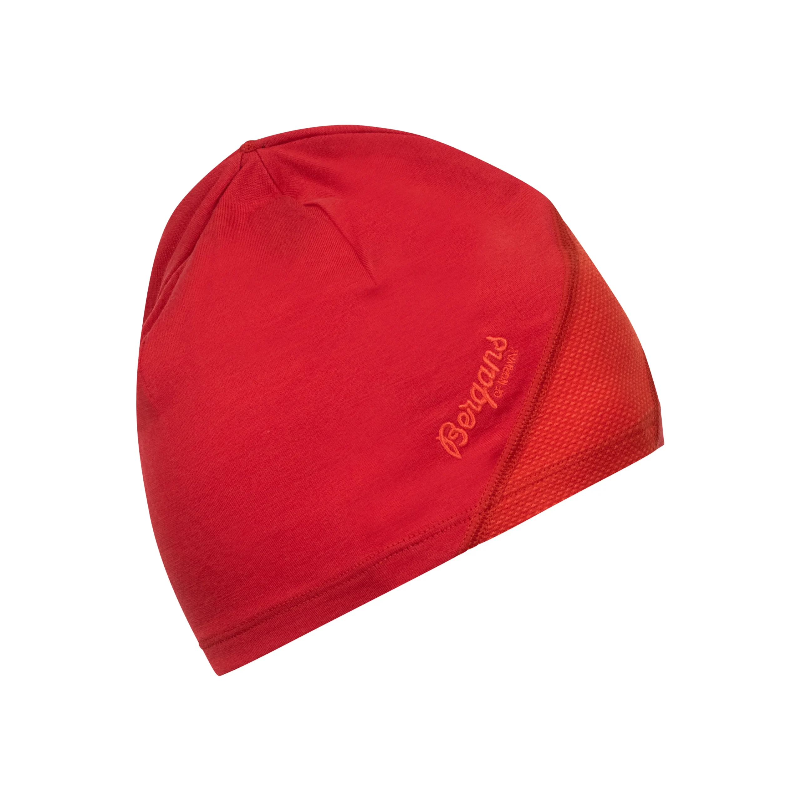 New Bergans Cecilie V2 Light Wool Beanie - Red Leaf / Energy Red