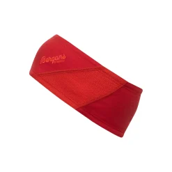 Cheap Bergans Cecilie V2 Light Wool Headband - Red Leaf