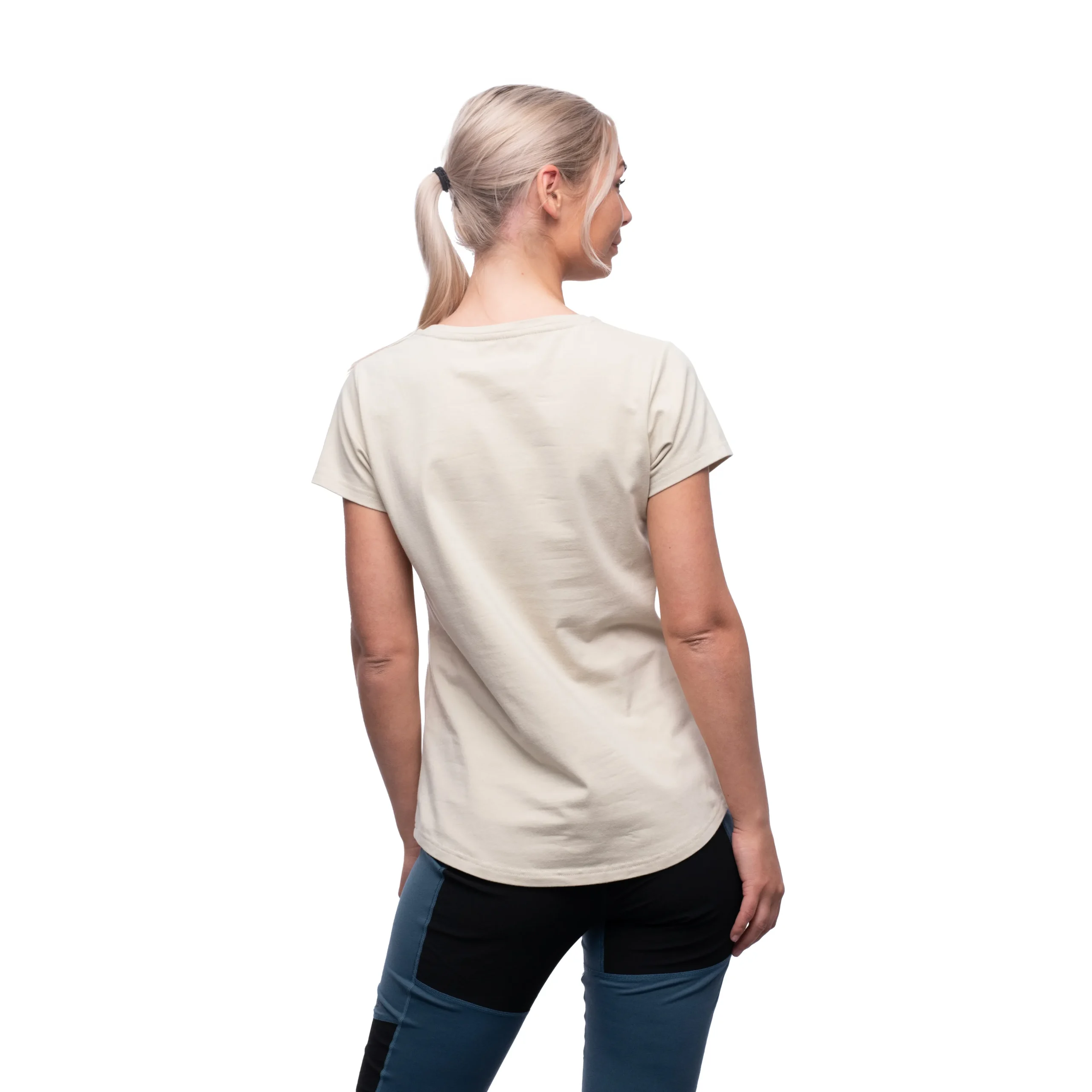Outlet Bergans Classic V2 W Tee - Chalk Sand